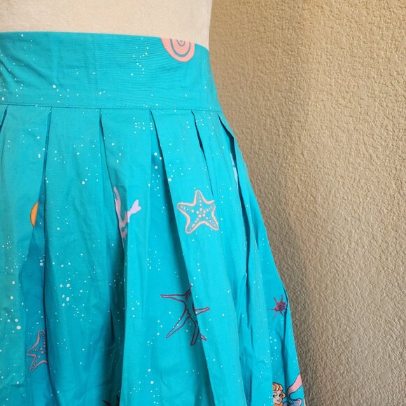 50s Style Pleated Midi Skirt - Medium - Picture 3 of 5